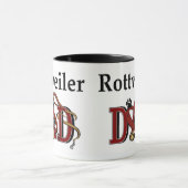 Rottweiler Vater Geschenke Tasse (Zentrum)