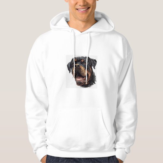 Rottweiler Vater Hoodie (Vorderseite)