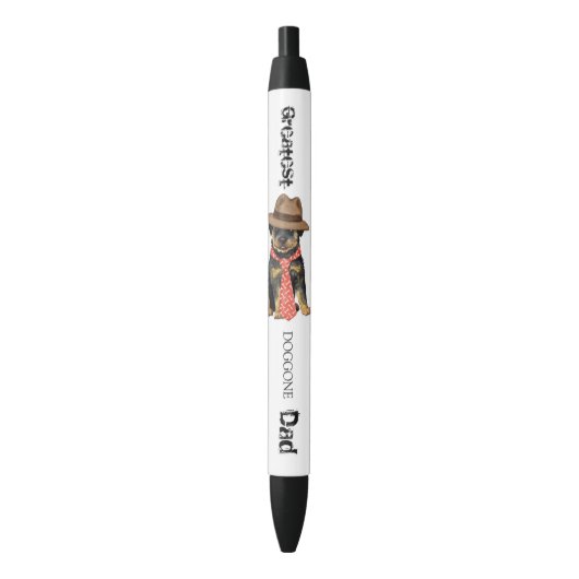 Rottweiler Vater Kugelschreiber (Vorderseite Vertikal)