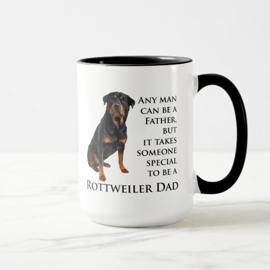 Rottweiler Vater-Tasse Tasse (Rechts)