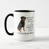 Rottweiler Vater-Tasse Tasse (Links)