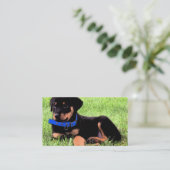 Rottweiler Visitenkarte (Stehend Vorderseite)