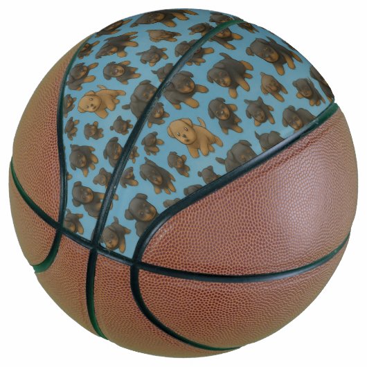 Rottweiler-Wahnsinn Basketball (angewinkelt)