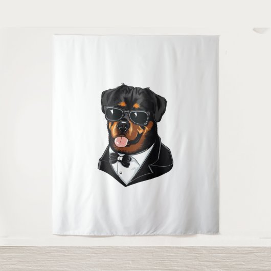 Rottweiler Wandteppich (Vorderseite)