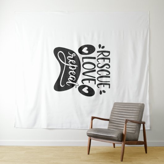 Rottweiler Wandteppich (Beispiel (Horizontal))