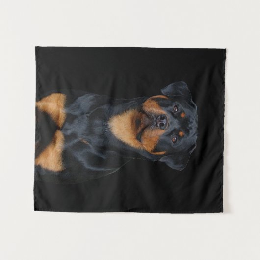 Rottweiler Wandteppich (Vorderseite (Horizontal))