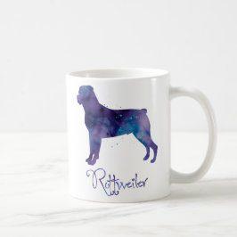 Rottweiler Watercolor Kaffeetasse
