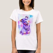 Rottweiler Watercolor Portrait 1 T-Shirt (Vorderseite)