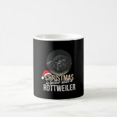 Rottweiler - Weihnachten ist besser mit einem Rott Kaffeetasse (Mittel)