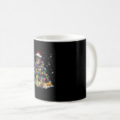 Rottweiler Weihnachtsbaum Lichter Xmas Kaffeetasse (VorderseiteRechts)