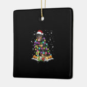 Rottweiler Weihnachtsbaum Lichter Xmas Keramikornament (Links)