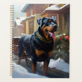 Rottweiler Weihnachtsfeiertage Planer (Vorderseite)