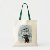 Rottweiler Weihnachtsgeschenke Tragetasche (Vorne)