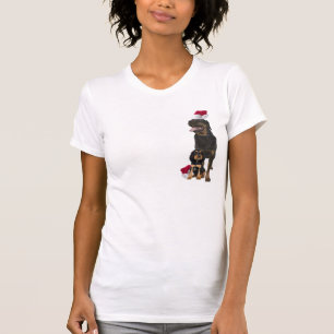 Rottweiler Weihnachtsnachthemd T-Shirt