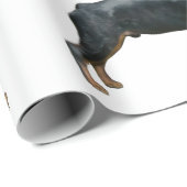 Rottweiler WeihnachtsPackpapier Geschenkpapier (Rolleneckpunkt)