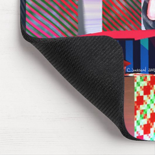 Rottweiler Weihnachtsüberraschung Mousepad (Ecke)