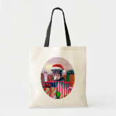 Rottweiler Weihnachtsüberraschung Tragetasche (Vorne)