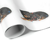 Rottweiler Weihnachtsverwicklung Geschenkpapier (Rolleneckpunkt)