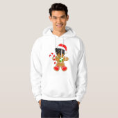 Rottweiler-Weihnachtszeit Hoodie (Vorne ganz)