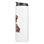 Rottweiler Welpe, gekleidet als rosa Hexe - Niedli Thermosbecher (Nach rechts gedreht)