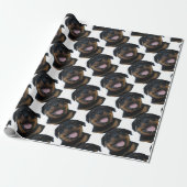 rottweiler Welpe Geschenkpapier (Ungerollt)