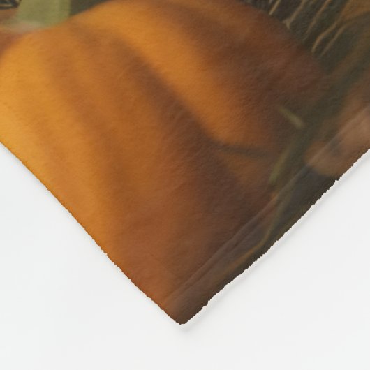 Rottweiler Welpe Herbst Delight Pumpen Fleecedecke (Ecke)