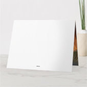 Rottweiler Welpe Herbst Delight Pumpen Karte (Rückseite)