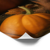 Rottweiler Welpe Herbst Delight Pumpen Poster (Ecke)