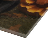 Rottweiler Welpe Herbst Delight Pumpen Schneidebrett (Ecke)