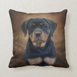 Rottweiler Welpe Kissen