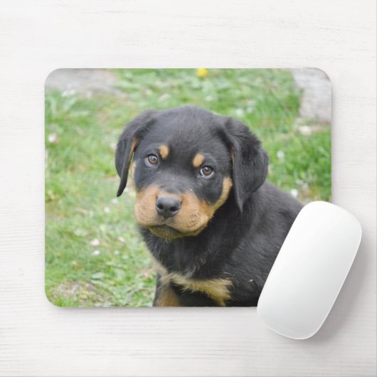 Rottweiler Welpe Mousepad (Mit Mouse)