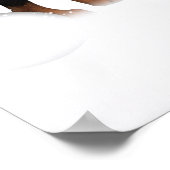 Rottweiler-Welpen, die im Schnee spielen Poster (Ecke)