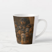 Rottweiler Welpen Milchtasse (Rechts)