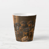Rottweiler Welpen Milchtasse (Vorderseite)