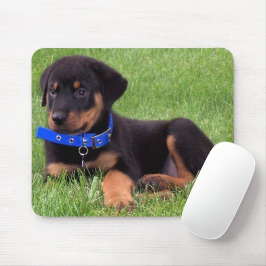 rottweiler Welpen Mousepad (Mit Mouse)