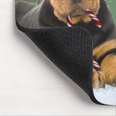 Rottweiler Welpen-Sankt-Tatzen Mousepad (Ecke)