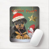 Rottweiler Welpen-Sankt-Tatzen Mousepad (Mit Mouse)
