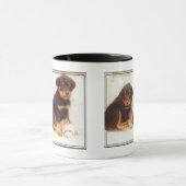 Rottweiler Welpen-Tasse Tasse (Zentrum)