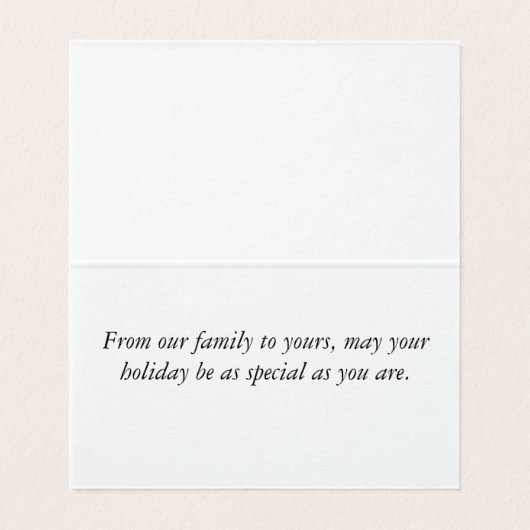 Rottweiler Welpen Weihnachtskarte (Innenseite Aufgefaltet)