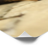 Rottweiler Welpenhund, der das Leben liebt Poster (Ecke)