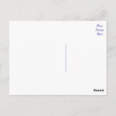 Rottweiler Welpenhund Leere Postkarte (Rückseite)