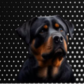 Rottweiler White Golf Headcover