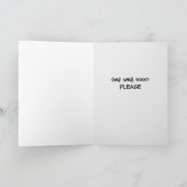 Rottweiler wird bald gut karte (Innenseite)