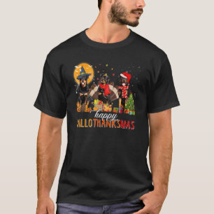 Rottweiler Wizard Hat Türkei Weihnachtsmannmütze H T-Shirt