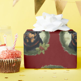 Rottweiler Wrapping Paper Geschenkpapier