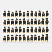 Rottweiler Wrapping Paper Sheets Geschenkpapier Set (Vorderseite)