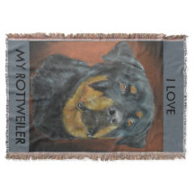 Rottweiler Wurfs-Decke