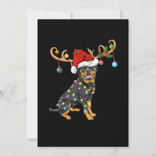 Rottweiler Xmas Geschenk Santas Reindeer Rottweile Ankündigung