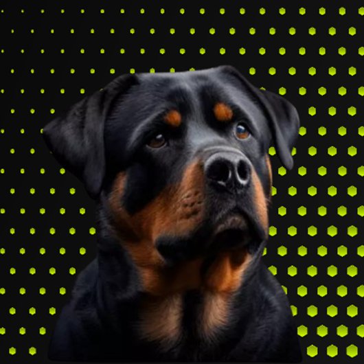   Rottweiler Yellow Golf Headcover