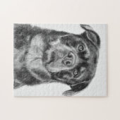 Rottweiler Zeichnen Puzzle (Horizontal)